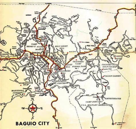 asin road baguio city map|Baguio Maps .